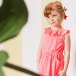 vestido coral para Nucleo Nenas primavera verano 2015