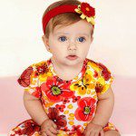 vestido floreado para bebes Baby way verano 2015
