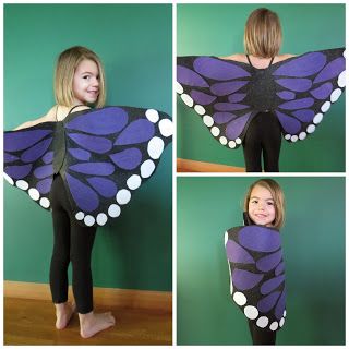 disfra de mariposa para nena