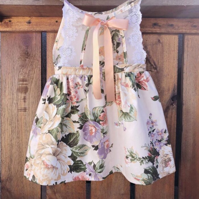 vestido-floreado-de-fiesta-para-niña-niña-waw-verano-2020 | Minilook