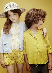 amarillo tendencia moda infantil primavera verano 2015