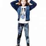 campera de jeans y calza batik para nenas otoño invierno 2015