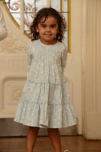 vestido celeste nena Magdalena Esposito invierno 2016