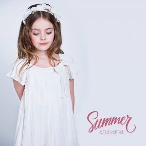 Vestido de fiesta para nenas verano 2017 Anavana