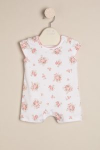 Enterito corto para nena estampado floral verano 2018 Magdalena Esposito