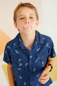 camisa mangas cortas varon verano 2018 Wanama Boys Girls