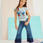 remera y jeans para nenas verano 2018 Wanama Boys Girls