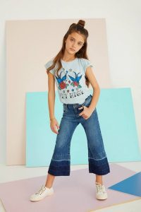 remera y jeans para nenas verano 2018 Wanama Boys Girls