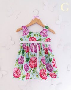 vestido floreado casual para nena Girls Boutique verano 2018