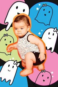 remera fantasmitas beba Grisino ropa infantil verano 2018