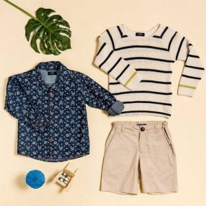 sweater y bermuda para varon verano 2018 PIOPPA