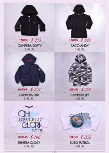 camperas para bebes niños abellie otoño invierno 2018