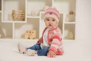 cardigan tejido para beba minimimo otoño invierno 2018