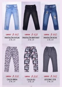 jeans para niñas abellie otoño invierno 2018