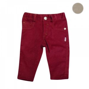 pantalon bebe corderoy bordo solcito otoño invierno 2018