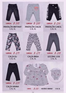pantalones para beba abellie otoño invierno 2018