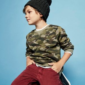 buzo camuflado cheeky niños otoño invierno 2018