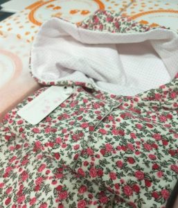 camperas con capucaha algodon frizado estampado bebes dicen mis sueños otoño invierno 2018