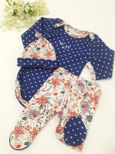 conjunto beba mix de estampas floreada y lunares dicen mis sueños otoño invierno 2018