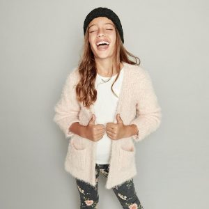 saco tejido y calza estampada niña cheeky otoño invierno 2018 saco tejido y calza estampada niña cheeky otoño invierno 2018