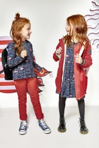 vestidos informales para niñas y blusas estampadas kosiuko kids otoño invierno 2018