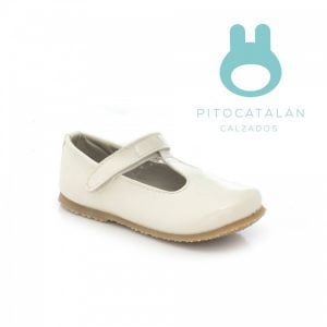 zapato charol banco niña Pitocatalan otoño invierno 2018