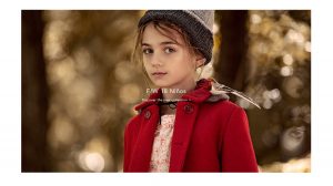 Tapado para niña rojo Paula cahen danvers invierno 2018
