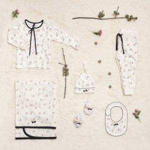 ajuar para beba Little Akiabara invierno 2018