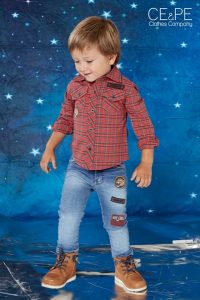 camisas y jeans para niños ce pe otoño invierno 2018