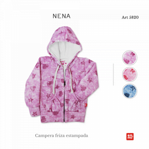 camperas de algodon frizado para niña Emmo otoño invierno 2018