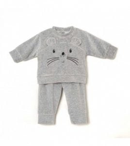 conjunto de plush bebe grisino otoño invierno 2018