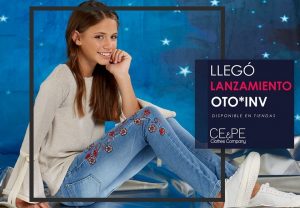 jeans bordado y blusa mangas largas para niñas ce pe otoño invierno 2018
