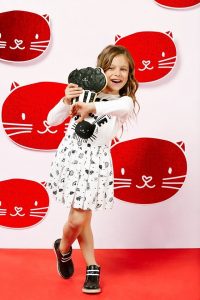 pollera tableada estampada niña grisino otoño invierno 2018