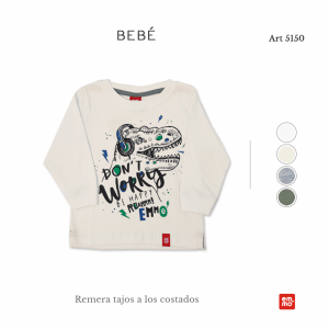 remeras mangas largas para bebes Emmo otoño invierno 2018