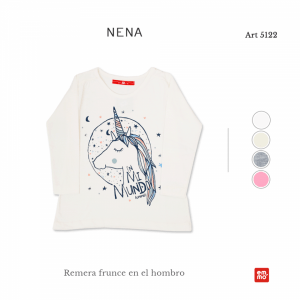 remeras mangas largas para niñas Emmo otoño invierno 2018