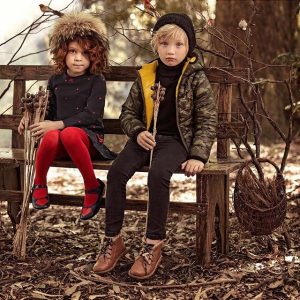 vestido corto mangas largas para usar con cancan niña Paula Cahen d Anvers NIños invierno 2018