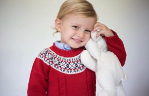 buzo de lana para niños Pompas invierno 2018