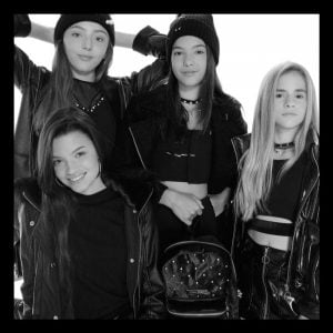 minifalda y tops para adolescentes ona Saez Kids otoño invierno 2018