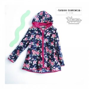 tapado estampado niña Bluma otoño invierno 2018
