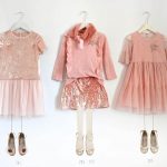 vestidos rosados de fiesta para niñas Gro otoño invierno 2018