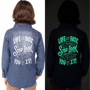 camisas de jeans brillan en la oscuridad niños pecosos invierno 2018