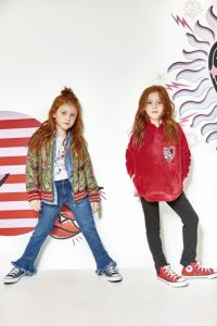 campera bomber floreada nena kosiuko girls invierno 2018