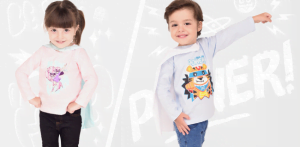 remeras super heroes niños con capa mangas largas pecosos invierno 2018