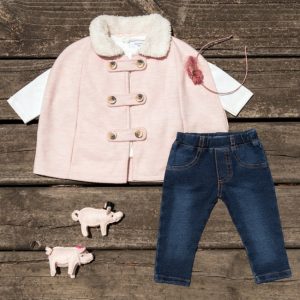 tapado de paño niña estilo capa pioppa invierno 2018 tapado de paño niña estilo capa pioppa invierno 2018