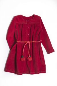 vestido bordo casual nena mangas largas Zuppa invierno 2018