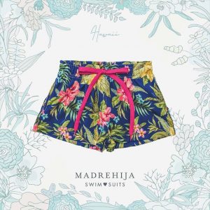 short de baño estampa tropical Madrehijas swim suits verano 2019