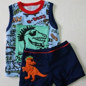 short y remera dinosaurio Armando Lio primavera verano 2019