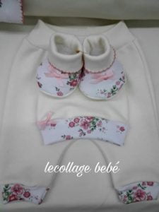 conjunto pantalon botitas y gorro algodon beba lecollage primavera verano 2019