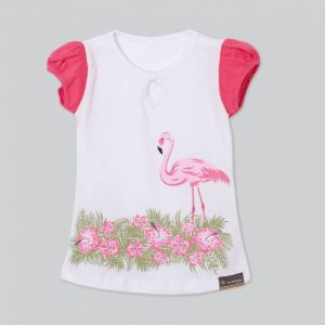 remera mangas cortas abullonada flamenco te averiguo primavera verano 2019