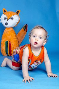 short a rayas y musulosa bebe Cante Pido verano 2019